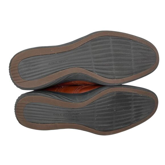 Cole Haan Grand Evolution Wingtip Oxford Shoes Men’s 11.5 M Brown Leather C26385 - Picture 5 of 9